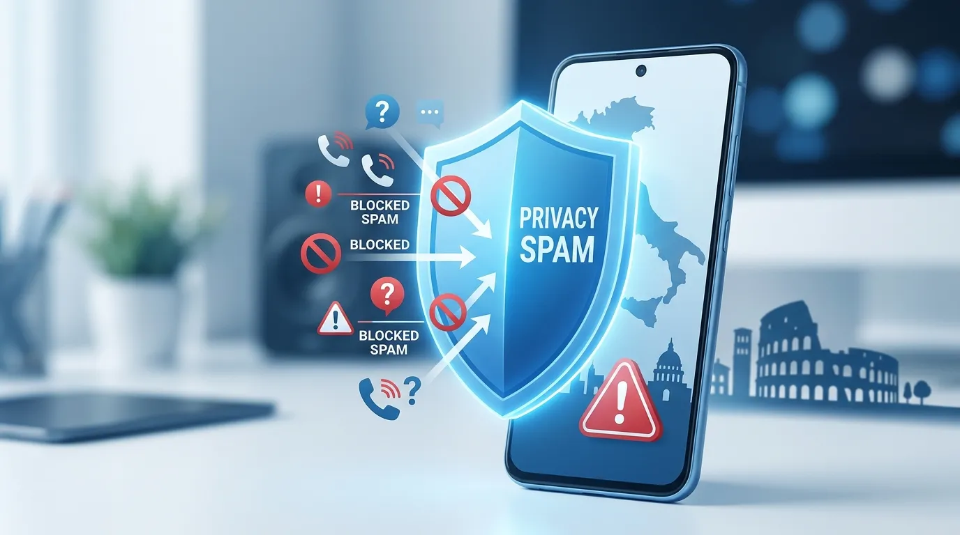 App antispam italiana Android senza inviare dati: protezione locale e privacy
