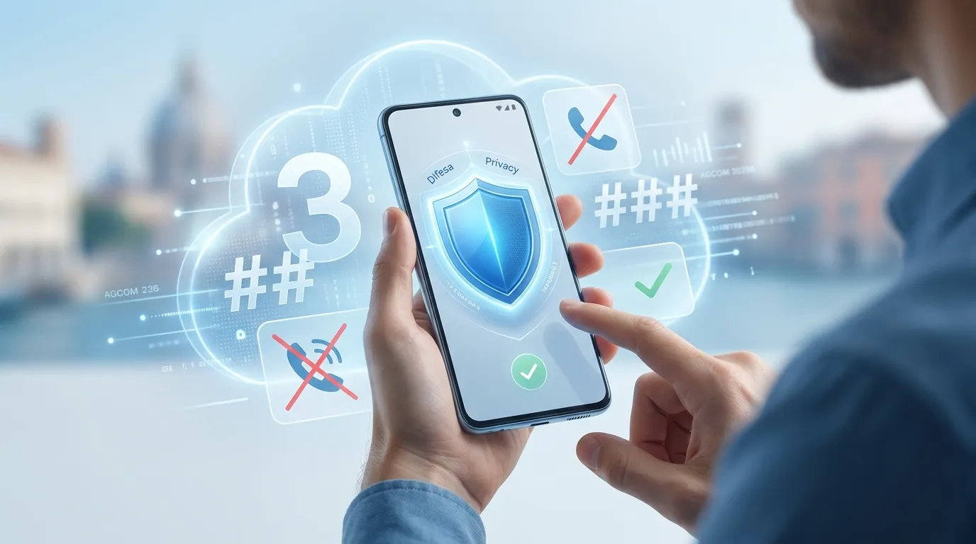 Numeri a tre cifre AGCOM 2026: come riconoscere i call center legali dalle truffe