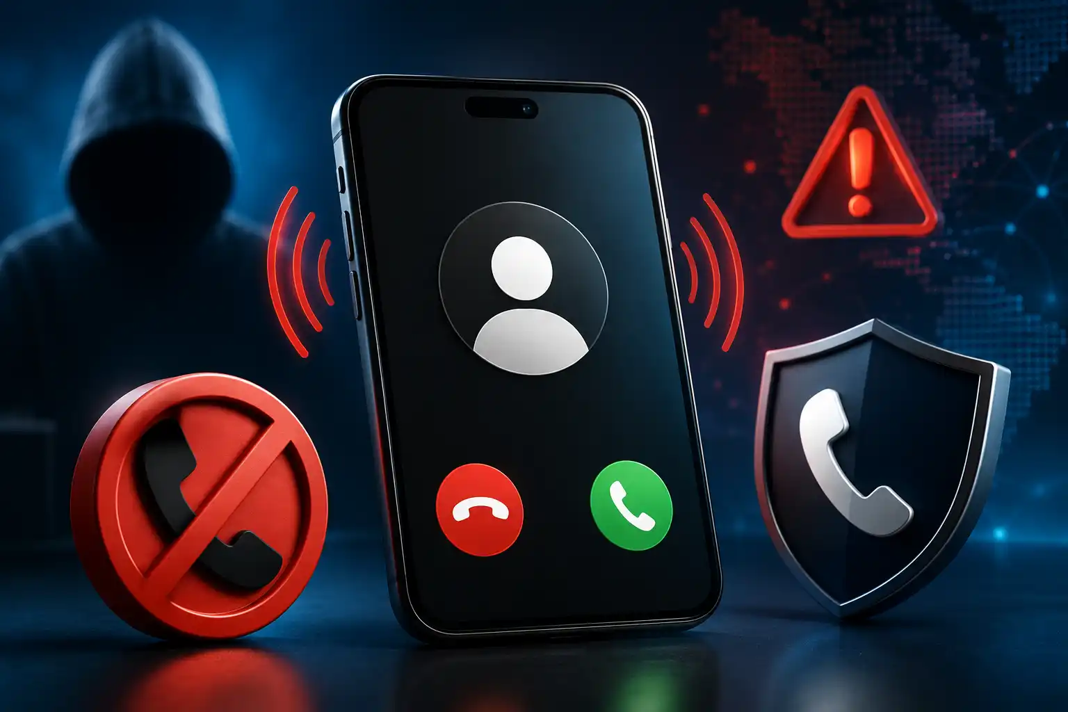Telefono che riceve una chiamata muta da numero sconosciuto